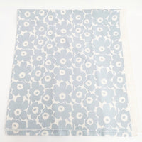 marimekko MINI UNIKKO ウニッコ 300×140 コットン 生地 ミズイロ ホワイト レディース マリメッコ【中古】5-0825G◎
