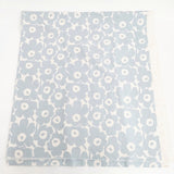 marimekko MINI UNIKKO ウニッコ 300×140 コットン 生地 ミズイロ ホワイト レディース マリメッコ【中古】5-0825G◎