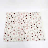 marimekko 未使用品 MINI UNIKKO ウニッコ 460×140 コットン 生地 ベージュ ピンク レディース マリメッコ【中古】5-0825G◎