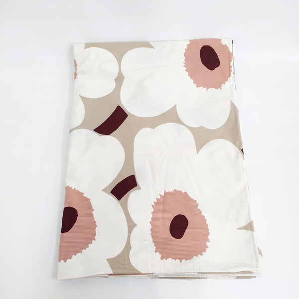 marimekko Unikko ウニッコ デュベカバー 210×210 インテリアその他 ピンク ベージュ レディース マリメッコ【中古】5-0825G◎