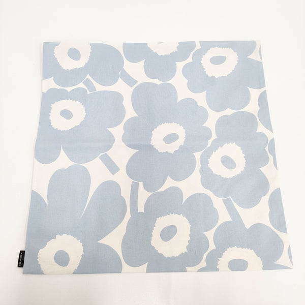 marimekko 未使用品 Unikko ウニッコ 50×50 コットン クッションカバー インテリアその他 ミズイロ ホワイト レディース マリメッコ【中古】5-0723G◎