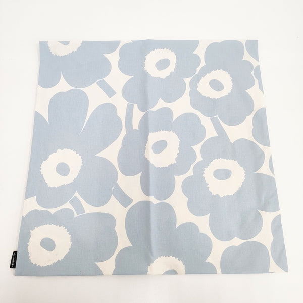 marimekko 未使用品 Unikko ウニッコ 50×50 コットン クッションカバー インテリアその他 ミズイロ ホワイト レディース マリメッコ【中古】5-0723G◎