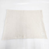 ANSPINNEN スーパーファインカシミヤ ハンドフレームドストール 定価27500円 無地 マフラー ストール オフホワイト レディース スピネン【中古】5-1021T◎