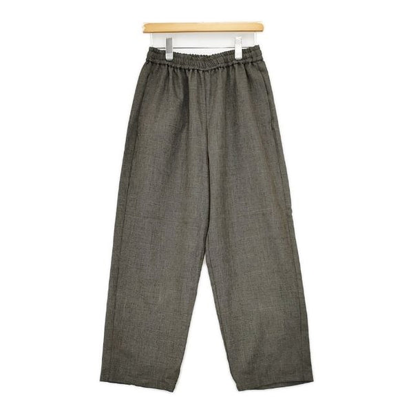 Midi-umi ワイドイージーパンツ ポリエステル パンツ ブラウン レディース ミディウミ【中古】5-0913T∞