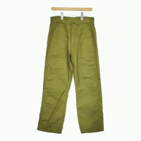 GUNG HO FATIGUE TROUSER ファティーグトラウザー 定価11000円 サイズL ワーク パンツ 25SS カーキ レディース ガンホー【中古】5-0401M♪