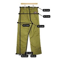 GUNG HO FATIGUE TROUSER ファティーグトラウザー 定価11000円 サイズL ワーク パンツ 25SS カーキ レディース ガンホー【中古】5-0401M♪