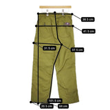GUNG HO FATIGUE TROUSER ファティーグトラウザー 定価11000円 サイズL ワーク パンツ 25SS カーキ レディース ガンホー【中古】5-0401M♪