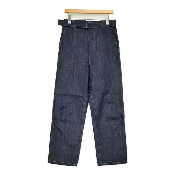 t.yamai paris ベルト付き ジーンズ デニムパンツ ネイビー レディース ティ ヤマイ パリ【中古】5-0915M∞