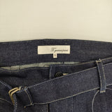 t.yamai paris ベルト付き ジーンズ デニムパンツ ネイビー レディース ティ ヤマイ パリ【中古】5-0915M∞