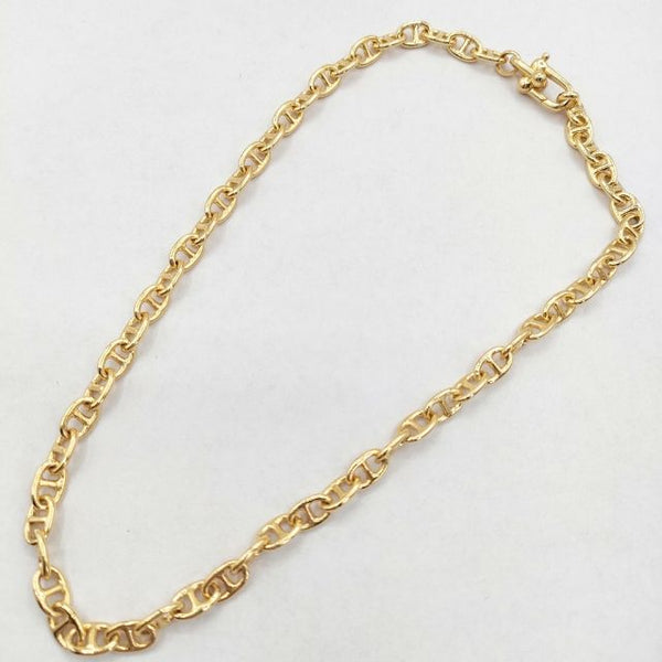 JOHN MASON SMITH ANCHOR CHAIN NECKLACE アンカーチェーン 23SAC-#680S ネックレス ゴールド レディース ジョンメイソンスミス【中古】5-0630G∞