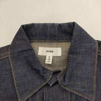 HYKE コットン Gジャン デニムジャケット ネイビー レディース ハイク【中古】5-0915M∞