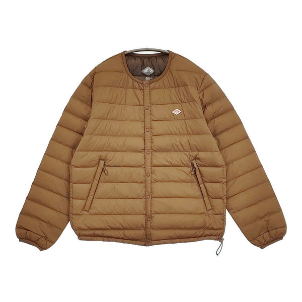 Danton INNER DOWN CREWNECK JACKET 定価20900円 DT-A0025NNF ダウンジャケット 24AW ブラウン レディース ダントン【中古】5-0905T♪