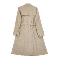 HAVE A NICE TRIP ハヴァナイストリップ 撥水ツイルトレンチコート 3401822 サイズM 定価31900円 ベージュ レディース【中古】5-0509M♪