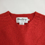 Harley of Scotland スコットランド製 ウール セーター ニット レッド レディース ハーレーオブスコットランド【中古】5-0913T∞
