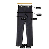 COMME CA メリルハイテンション裏起毛 スキニーパンツ サイズ9 定価24200円 パンツ 24AW ブラック レディース コムサ【中古】5-0401T♪