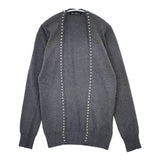 HYSTERIC GLAMOUR スタッズカーディガン 定価28600円 コットン カーディガン グレー レディース ヒステリックグラマー【中古】5-0915M∞