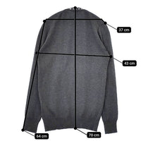 HYSTERIC GLAMOUR スタッズカーディガン 定価28600円 コットン カーディガン グレー レディース ヒステリックグラマー【中古】5-0915M∞