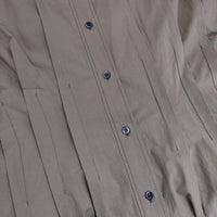 sacra コットンロングシャツワンピース 123111041 ワンピース ベージュ レディース サクラ【中古】5-0915M∞