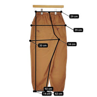 mina perhonen niitty キッズサイズ160/14Y 定価27500円 ads4139pd イージー パンツ 25SS ブラウン レディース ミナペルホネン【中古】5-0401M♪