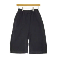 ゴーシュ 刺し子ジャガード ハーフパンツ 定価30800円 G241-P009 サイズ2 コットンリネン 24SS ブラック レディース ゴーシュ【中古】5-0401S♪