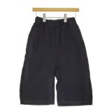 ゴーシュ 刺し子ジャガード ハーフパンツ 定価30800円 G241-P009 サイズ2 コットンリネン 24SS ブラック レディース ゴーシュ【中古】5-0401S♪