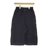 ゴーシュ 刺し子ジャガード ハーフパンツ 定価30800円 G241-P009 サイズ2 コットンリネン 24SS ブラック レディース ゴーシュ【中古】5-0401S♪