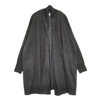MARMARMAR drape long CD 定価16830円 ニット ロング カーディガン 24AW チャコールグレー レディース マーマーマー【中古】5-0905T♪