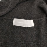 MARMARMAR drape long CD 定価16830円 ニット ロング カーディガン 24AW チャコールグレー レディース マーマーマー【中古】5-0905T♪