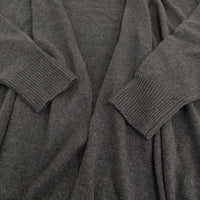 MARMARMAR drape long CD 定価16830円 ニット ロング カーディガン 24AW チャコールグレー レディース マーマーマー【中古】5-0905T♪