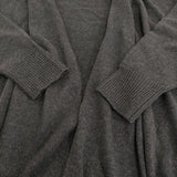 MARMARMAR drape long CD 定価16830円 ニット ロング カーディガン 24AW チャコールグレー レディース マーマーマー【中古】5-0905T♪