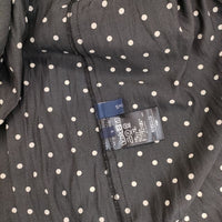 SHIPS ドット柄 シャーリングバックタイワンピース 314-55-0535 ドレス ワンピース ブラック レディース シップス【中古】5-0915M∞