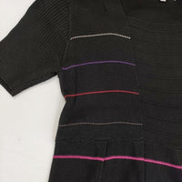 SONIA by SONIA RYKIEL ニット 半袖 ワンピース ブラック レディース ソニアバイソニアリキエル【中古】5-0915M∞
