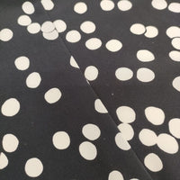 Sonia Rykiel ドット 裾レース スカート ブラック ホワイト レディース ソニアリキエル【中古】5-0601M∞