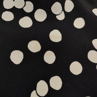 Sonia Rykiel ドット 裾レース スカート ブラック ホワイト レディース ソニアリキエル【中古】5-0601M∞