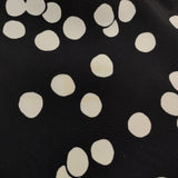 Sonia Rykiel ドット 裾レース スカート ブラック ホワイト レディース ソニアリキエル【中古】5-0601M∞