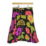 marimekko サイズXS 花柄 レーヨンストレッチ スカート マルチカラー レディース マリメッコ【中古】5-0915M∞