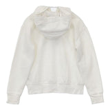 POLO RALPH LAUREN 花柄ポロロゴ L/G 12-14 キッズサイズ 裏起毛 パーカー ホワイト レディース ポロ・ラルフローレン【中古】5-0915T∞