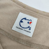 cat’s TSUMORI CHISATO ノースリーブ チュニック 製品洗い ワンピース ベージュ レディース キャッツツモリチサト【中古】5-0616S∞