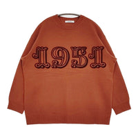 MAX MARA 1951 アニバーサリー ウール カシミヤ 定価49800円 2313611431 セーター ニット オレンジ レディース マックスマーラ【中古】5-0920T♪
