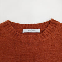 MAX MARA 1951 アニバーサリー ウール カシミヤ 定価49800円 2313611431 セーター ニット オレンジ レディース マックスマーラ【中古】5-0920T♪