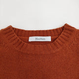 MAX MARA 1951 アニバーサリー ウール カシミヤ 定価49800円 2313611431 セーター ニット オレンジ レディース マックスマーラ【中古】5-0920T♪