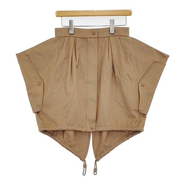 MAX MARA ピュアキャメルショートスカート 定価145200円 サイズ40 ミニスカート キャメル レディース マックスマーラ【中古】5-0905T♪