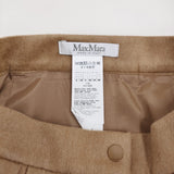 MAX MARA ピュアキャメルショートスカート 定価145200円 サイズ40 ミニスカート キャメル レディース マックスマーラ【中古】5-0905T♪