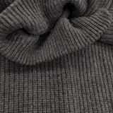 ISABEL MARANT 21A0361 36 ウールカシミヤ モックネック 肩ボタン セーター ニット チャコールグレー レディース イザベルマラン【中古】5-0905T♪