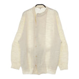 BLAMINK リネンシルクベルテッドニット カーディガン アイボリー レディース ブラミンク【中古】5-0601M∞