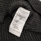 ENFOLD HIGH NECK RIB BI COLOR PULLOVER 300HS170-0260 定価24200円 ニット 24SS Cグレー イエロー レディース エンフォルド【中古】5-0415T♪