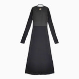 DIESEL D-BORDY-LONG リブニットワンピース A06209 ワンピース ブラック レディース ディーゼル【中古】5-0907M∞