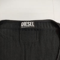 DIESEL D-BORDY-LONG リブニットワンピース A06209 ワンピース ブラック レディース ディーゼル【中古】5-0907M∞