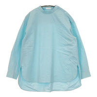 BALLSEY カバリングタイプライター スタンドネックブラウス 定価18700円 長袖シャツ 23SS ライトブルー系 レディース ボールジー【中古】5-0907M∞