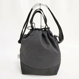 Drifter 2way DRAWSTRING POUCH ドローストリングポーチ ショルダー トートバッグ ブラック レディース ドリフター【中古】5-0924G∞